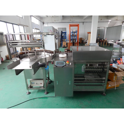 Máy rửa chai lọ siêu âm loại xi lanh L-QCT 50-80 chiếc / phút