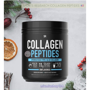 SPORTS RESEARCH COLLAGEN PEPTIDES 454gr 🇺🇸
