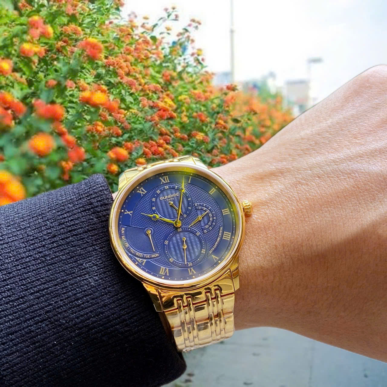 ĐỒNG HỒ NAM 6 KIM SUNRISE 1134SA