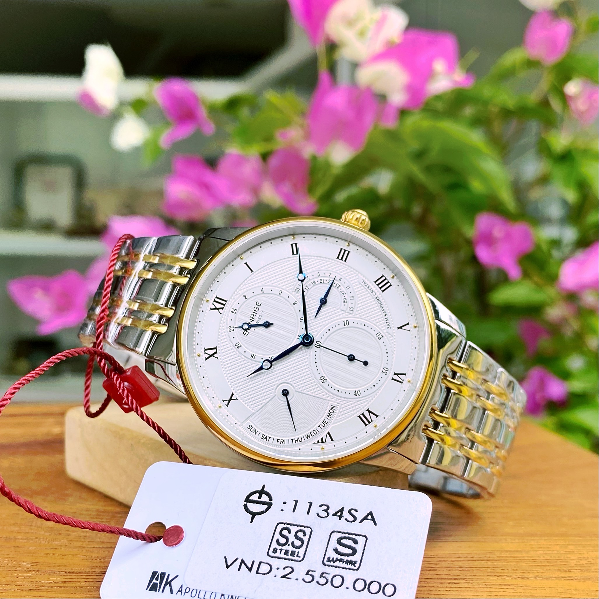 SUNRISE 1134SA | ĐỒNG HỒ NAM 6 KIM