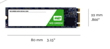 SSD 120gb M2 Sata 2280 WD Green