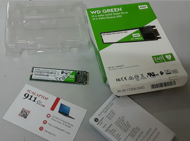 SSD M2 Sata 2280 240gb WD Green