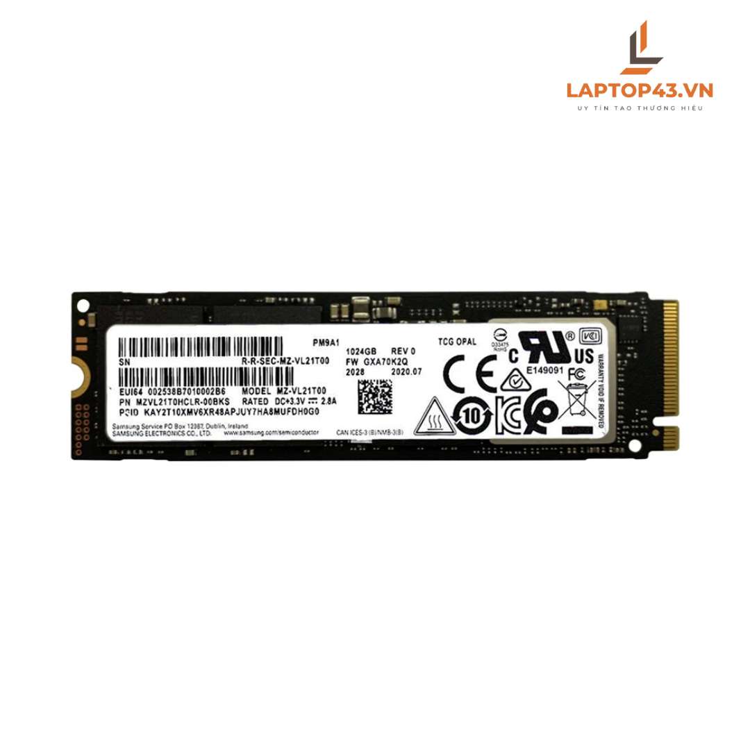 SSD Samsung NVMe PM9A1 M.2 PCIe Gen4 x4 1TB MZ-VL21T00