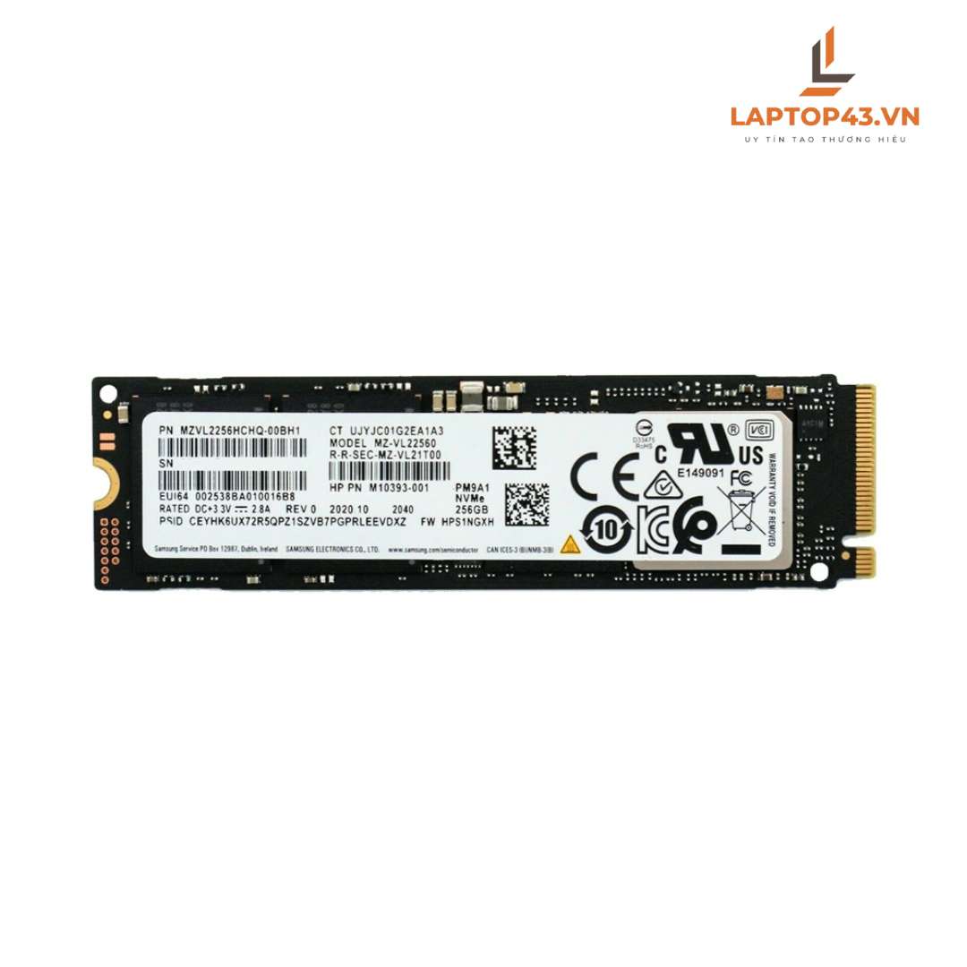 SSD Samsung NVMe PM9A1 M.2 PCIe Gen4 x4 256GB MZ-VL22560