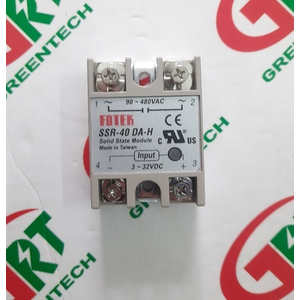 SSR-40DA-H | FOTEK SSR-40DA-H | Bộ bán dẫn | Fotek Vietnam