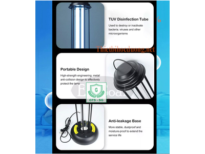 Đèn Khử khuẩn bằng Tia UV tạo môi trường không khí trong lành cho nơi làm việc và sinh hoạt, ôtô