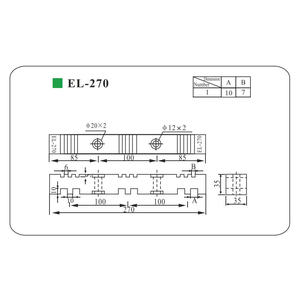 Sứ kẹp thanh cái EL-270