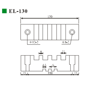 Sứ kẹp thanh cái EL 130