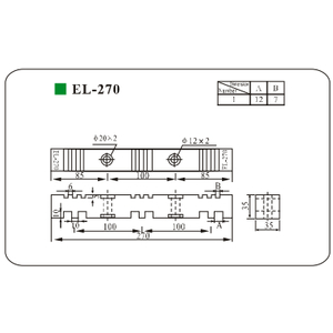 Sứ kẹp thanh cái EL-270
