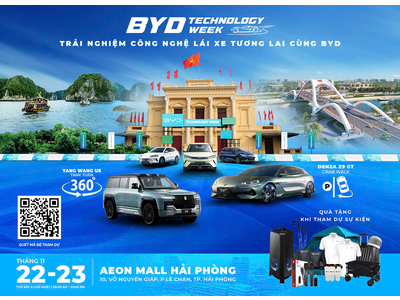 SỰ KIỆN BYD TECHNOLOGY WEEK CHÍNH THỨC TRỞ LẠI KHU VỰC MIỀN BẮC