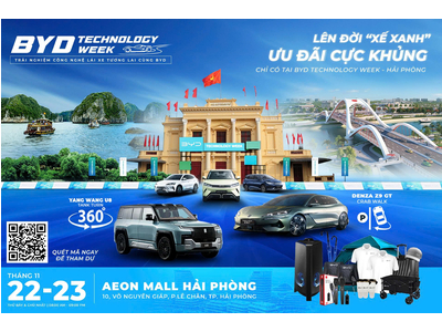 SỰ KIỆN BYD TECHNOLOGY WEEK CHÍNH THỨC DIỄN RA TẠI HẢI PHÒNG