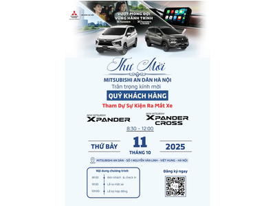 SỰ KIỆN RA MẮT MITSUBISHI XPANDER 2026 AT PREMIUM & CROSS TẠI MITSUBISHI LONG BIÊN