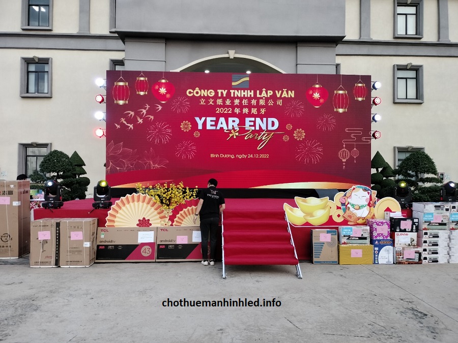 Màn Hình Led Sân Khấu Sự Kiện Cho Thuê Tổ Chức Year End Party Công ty TNHH Lập Văn