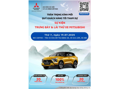 SỰ KIỆN TRƯNG BÀY & LÁI THỬ XE MITSUBISHI TẠI KĐT ĐẶNG XÁ (07/2025)