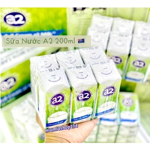 SỮA A2 NGUYÊN KEM ÚC NƯỚC PHA SẴN HỘP 6 hộp x 200ml/lốc 🇦🇺
