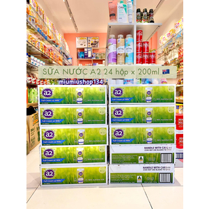 SỮA A2 NGUYÊN KEM ÚC NƯỚC PHA SẴN HỘP 24 hộp x 200ml / thùng 🇦🇺