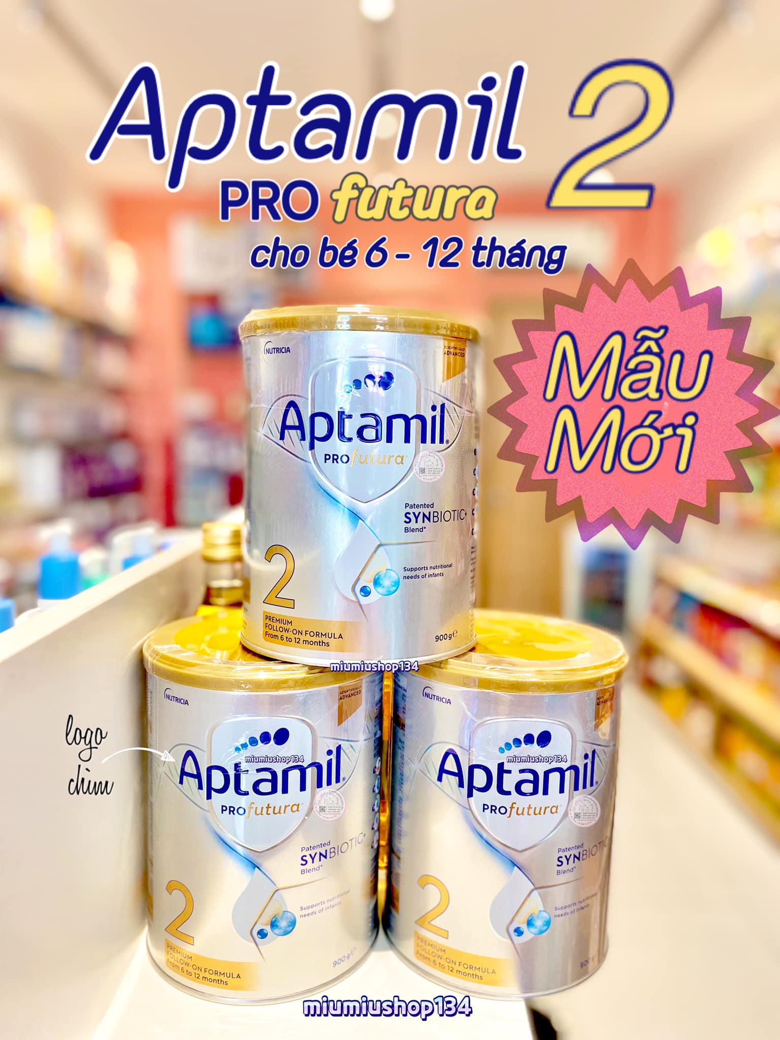 Sữa Aptamil Úc số 2 Profutura 900gr 🇳🇿