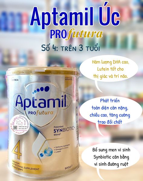 Sữa Aptamil Úc số 4 Profutura 900gr 🇦🇺