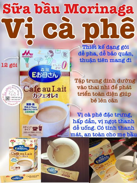 Sữa bầu Morinaga vị cà phê - 24 gói - 🇯🇵