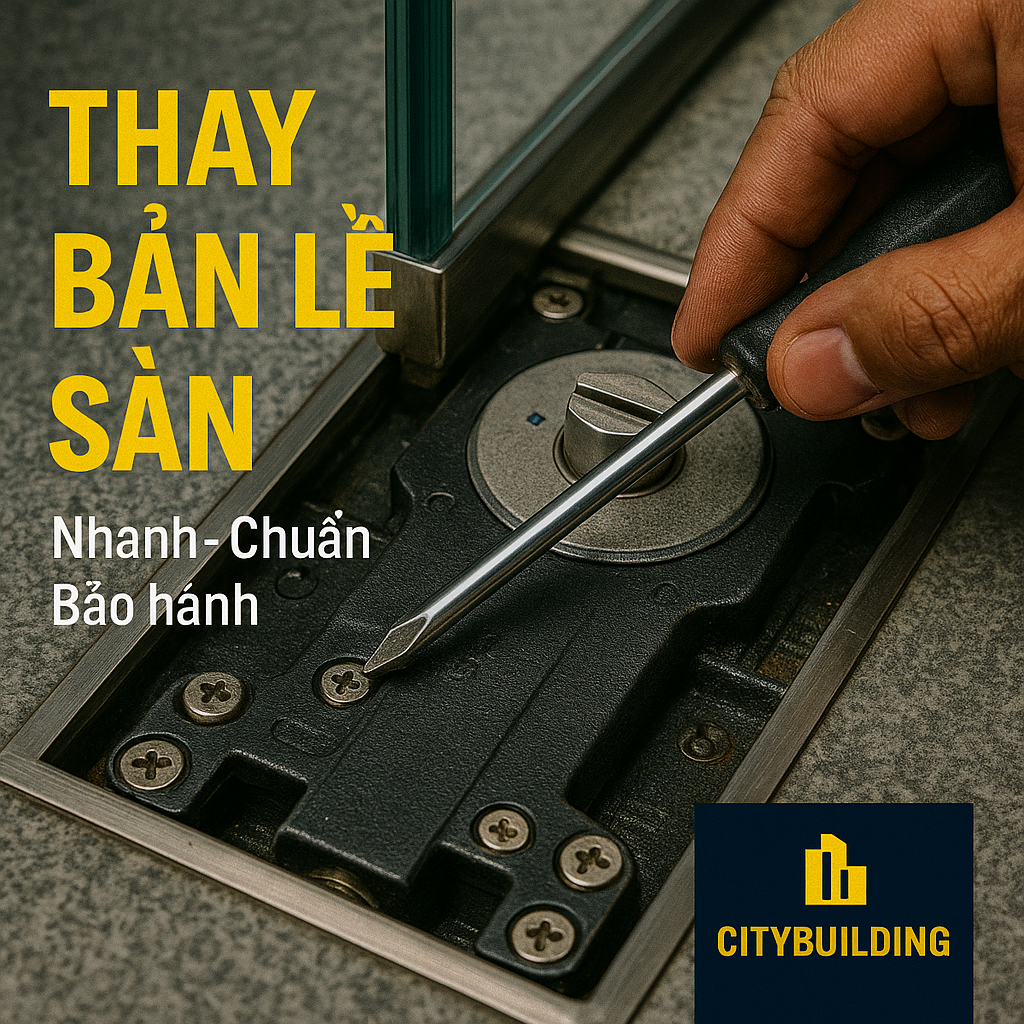 💎 SỬA CHỮA CỬA NHÔM KÍNH CƯỜNG LỰC TẠI PHƯỜNG AN ĐÔNG, TP.HCM | BÁO GIÁ THAY BẢN LỀ – THAY KẸP – XỬ LÝ XỆ CỬA – CITYBUILDING