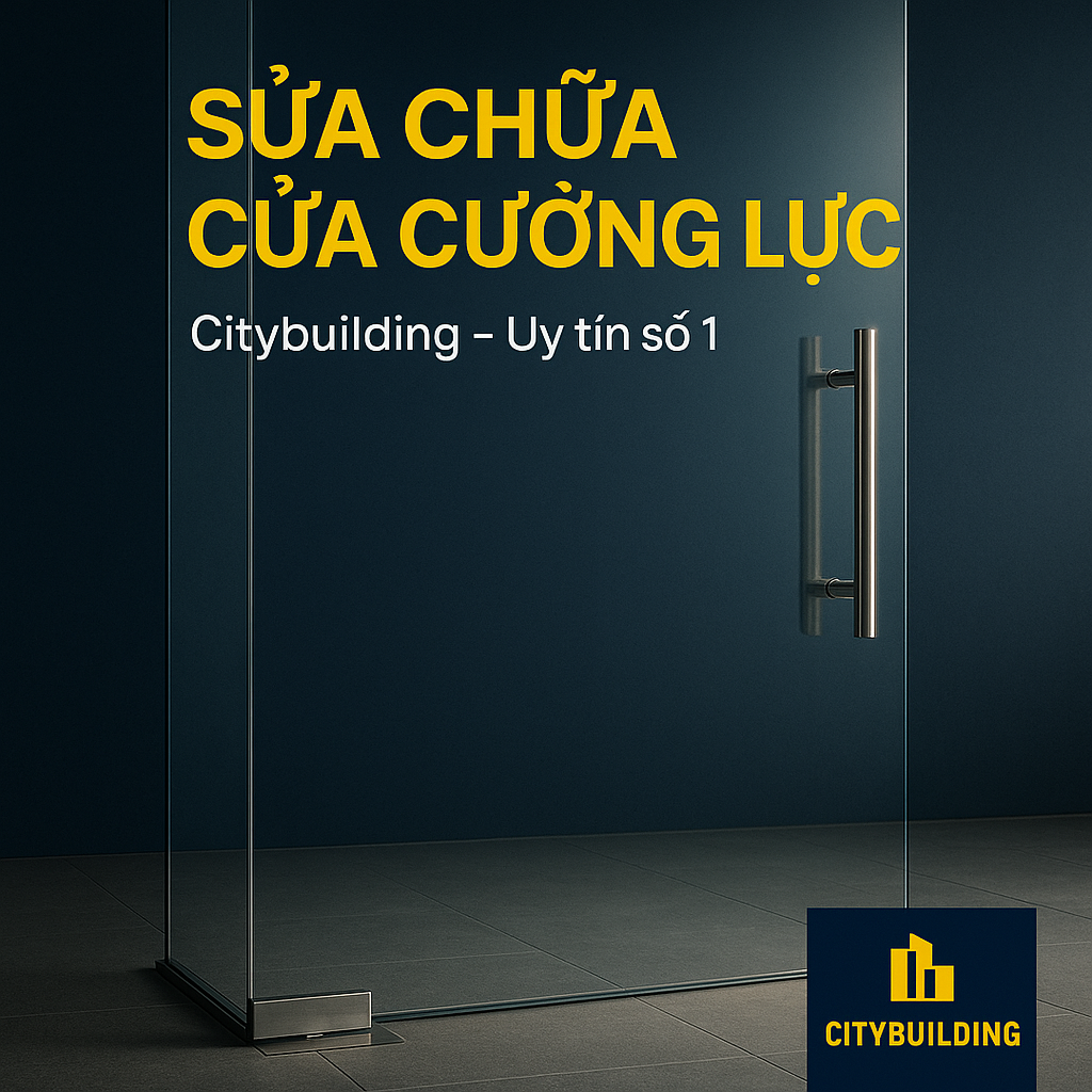 💎 SỬA CHỮA CỬA NHÔM KÍNH CƯỜNG LỰC TẠI PHƯỜNG AN HỘI ĐÔNG, QUẬN GÒ VẤP, TP.HCM | BÁO GIÁ THAY BẢN LỀ – THAY KẸP – XỬ LÝ XỆ CỬA – CITYBUILDING