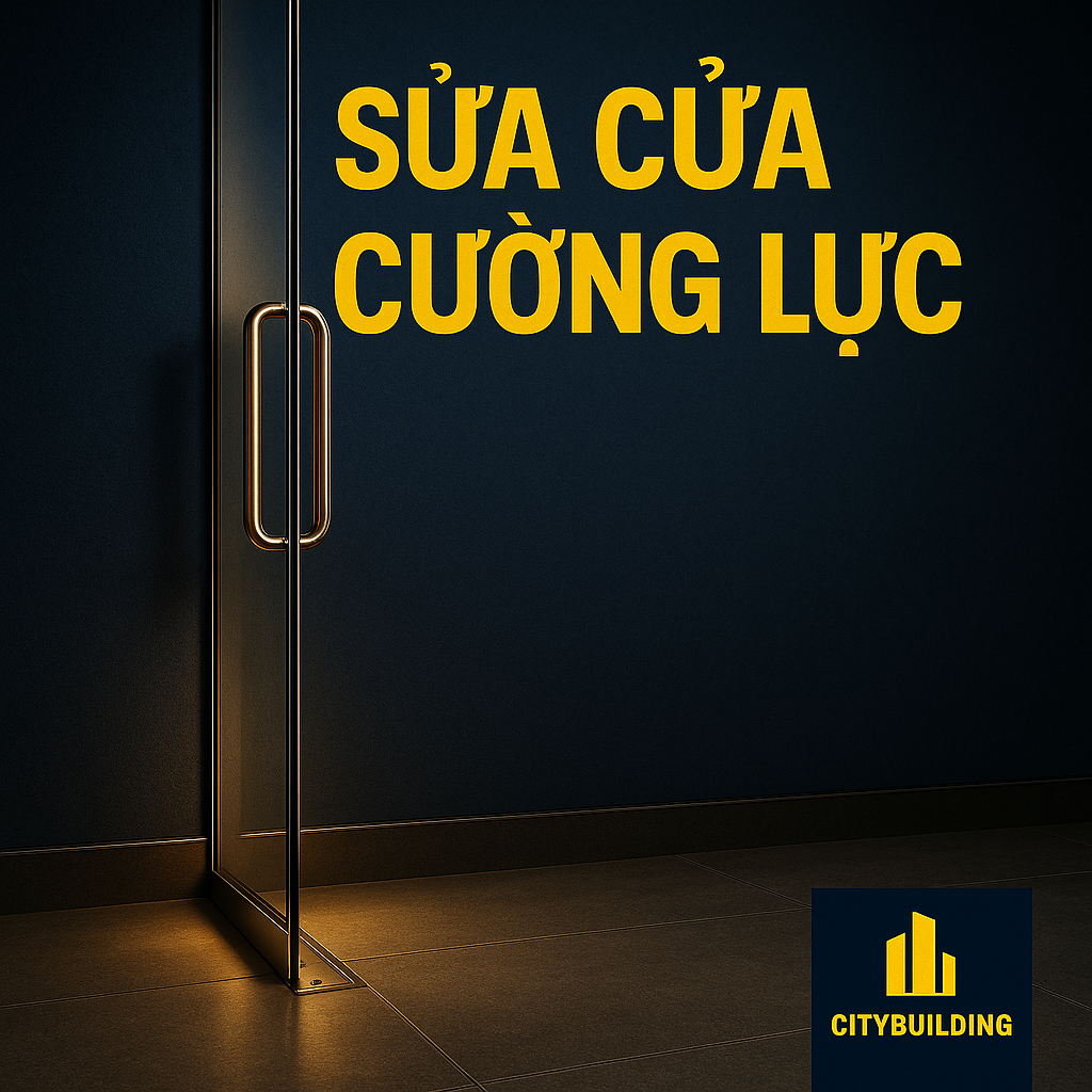 💎 SỬA CHỮA CỬA NHÔM KÍNH CƯỜNG LỰC TẠI PHƯỜNG BÌNH DƯƠNG, TP.HCM | BÁO GIÁ THAY BẢN LỀ – THAY KẸP – XỬ LÝ XỆ CỬA – CITYBUILDING