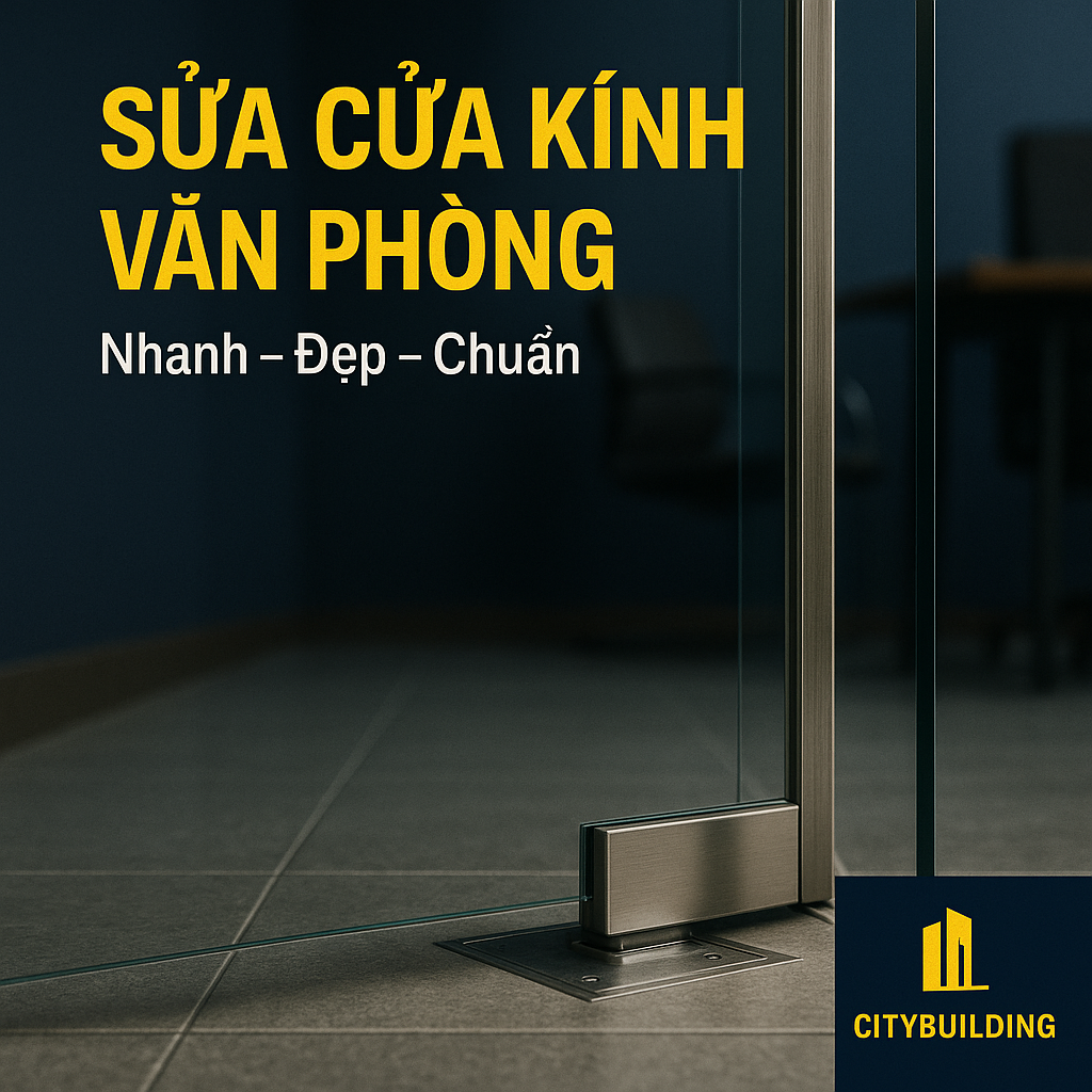 💎 SỬA CHỮA CỬA NHÔM KÍNH CƯỜNG LỰC TẠI PHƯỜNG HẠNH THÔNG TÂY, QUẬN GÒ VẤP, TP.HCM | BÁO GIÁ THAY BẢN LỀ – THAY KẸP – XỬ LÝ XỆ CỬA – CITYBUILDING