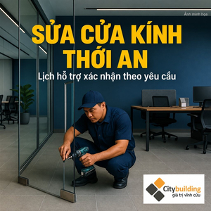 Sửa cửa nhôm kính tại Thới An | Citybuilding