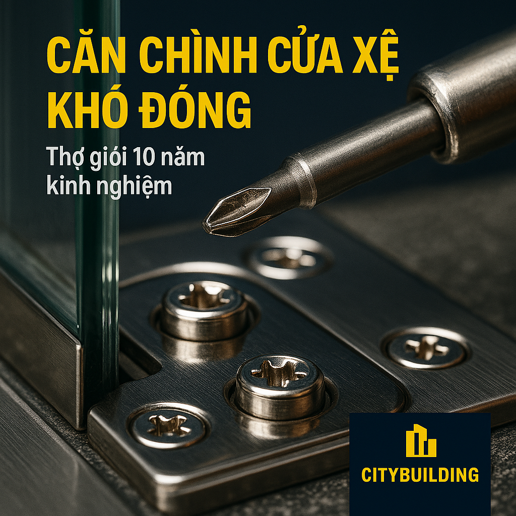 💎 SỬA CHỮA CỬA NHÔM KÍNH CƯỜNG LỰC TẠI PHƯỜNG VĨNH HỘI, TP.HCM | BÁO GIÁ THAY BẢN LỀ – THAY KẸP – XỬ LÝ XỆ CỬA – CITYBUILDING