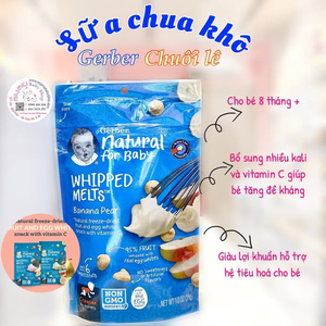 Sữa Chua Khô Gerber Chuối Lê
