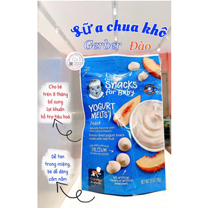 Sữa Chua Khô Gerber Đào
