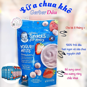 Sữa Chua Khô Gerber Dâu