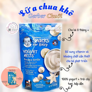 Sữa Chua Khô Gerber Vani Chuối