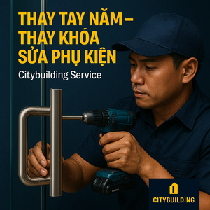 💎 SỬA CHỮA CỬA NHÔM KÍNH CƯỜNG LỰC TẠI PHƯỜNG BẾN THÀNH, TP.HCM | BÁO GIÁ THAY BẢN LỀ – THAY KẸP – XỬ LÝ XỆ CỬA – CITYBUILDING