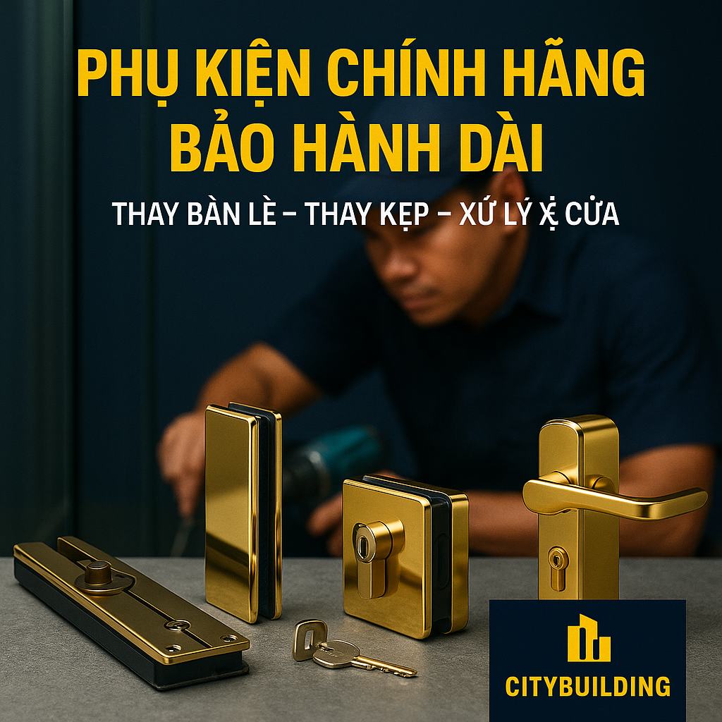 💎 SỬA CHỮA CỬA NHÔM KÍNH CƯỜNG LỰC TẠI PHƯỜNG ĐÔNG HƯNG THUẬN, QUẬN 12, TP.HCM | BÁO GIÁ THAY BẢN LỀ – THAY KẸP – XỬ LÝ XỆ CỬA – CITYBUILDING