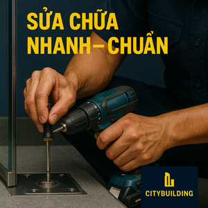 💎 SỬA CHỮA CỬA NHÔM KÍNH CƯỜNG LỰC TẠI PHƯỜNG TÂN THÀNH, BẮC TÂN UYÊN | BÁO GIÁ THAY BẢN LỀ – THAY KẸP – XỬ LÝ XỆ CỬA – CITYBUILDING