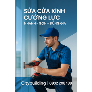 🎯 SỬA CỬA KÍNH QUẬN GÒ VẤP – CÓ MẶT NHANH, XỬ LÝ CHUYÊN NGHIỆP