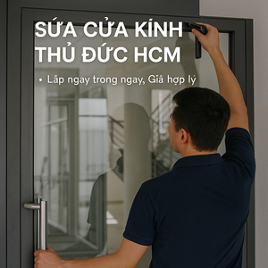 🔖 SỬA CỬA KÍNH THỦ ĐỨC HCM – LẮP NGAY TRONG NGÀY, GIÁ HỢP LÝ