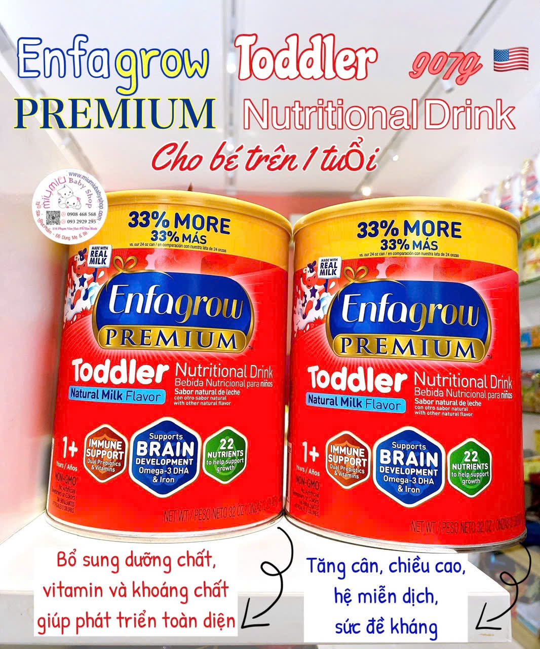 Sữa Enfagrow 907gr