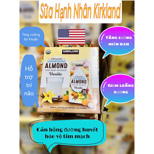Sữa hạnh nhân không đường Kikrland (mỹ)