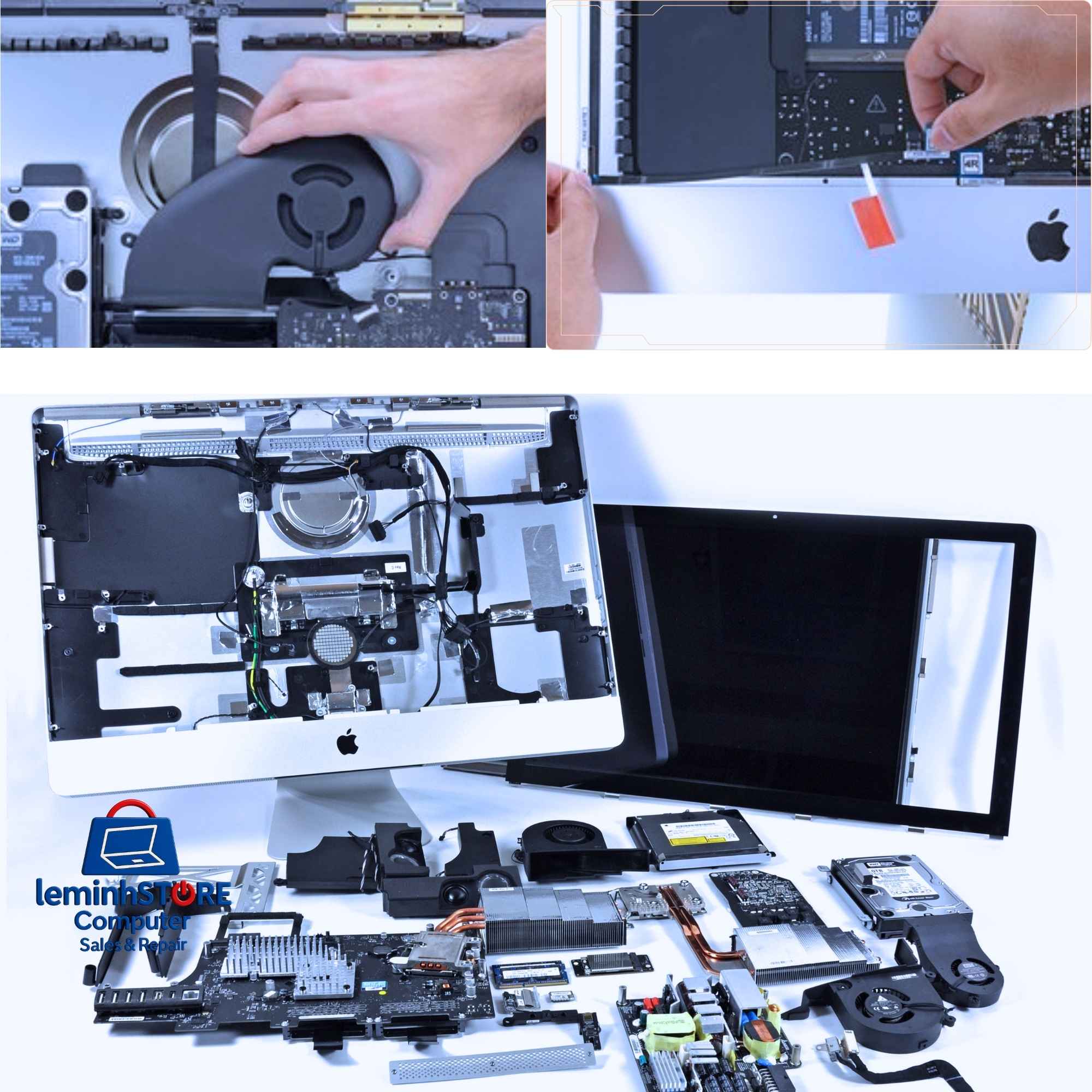 Sửa iMac tại Đà Nẵng – Màn 4K/5K, nguồn, main, SSD – 2–4 giờ lấy liền