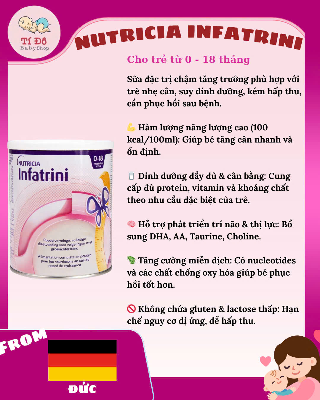 Sữa Infatrini (đức)