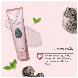 Sữa Rửa Mặt Làm Sạch Lỗ Chân Lông THE FACE SHOP Jeju Volcanic Lava Anti Dust Pore Cleansing Foam 70ml