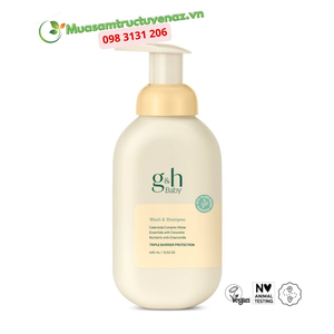 Sữa tắm gội cho bé G&H BABY Wash and Shampoo 400ml
