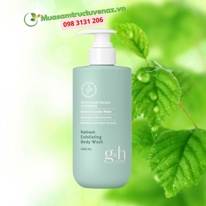 Sữa tắm tươi mới tẩy tế bào chết G&H Refresh+ (400 ml)