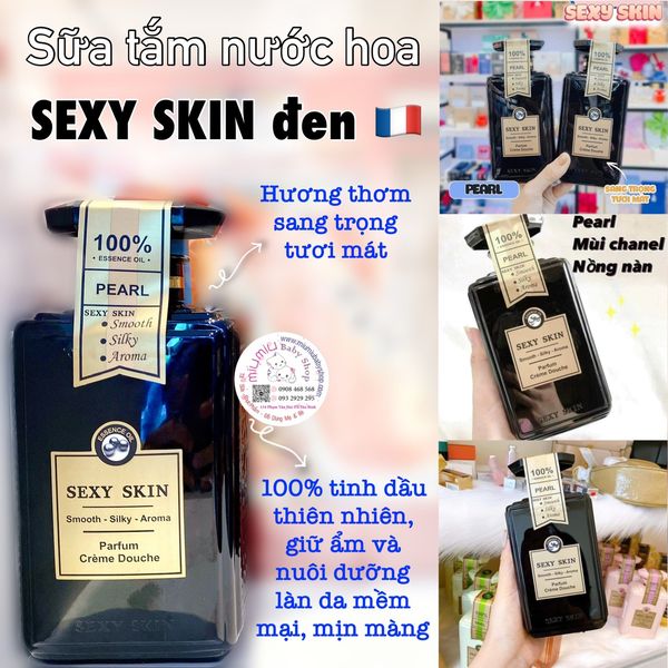 Sữa tắm nước hoa Sexy skin đen