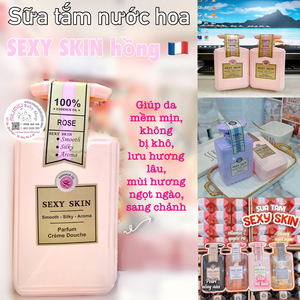 Sữa tắm nước hoa Sexy skin hồng nhạt