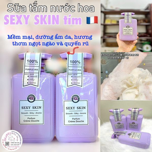 Sữa tắm nước hoa Sexy skin tím