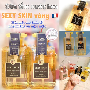 Sữa tắm nước hoa Sexy skin vàng