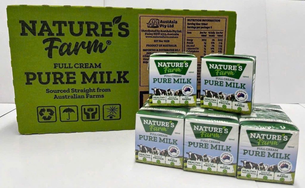 Sua tuoi Nature Farm Full Cream (thung)